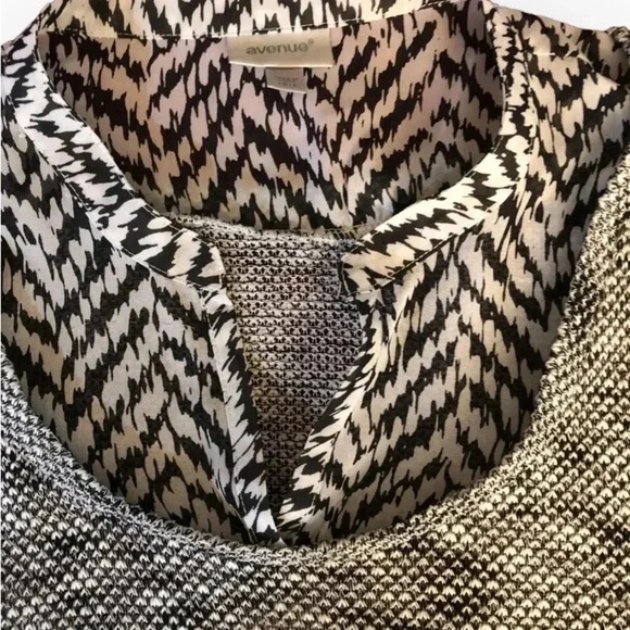 Avenue Faux Layered Tunic 14/16 - Picture 1 of 10